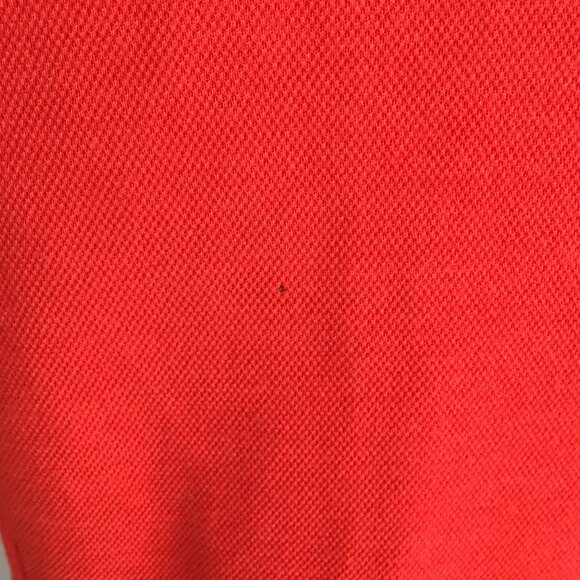 SANDRO Red/Orange Wool Blend Gold Zip Shoulder 3/4 Sleeve Sheath Shift Dress - Picture 10 of 16